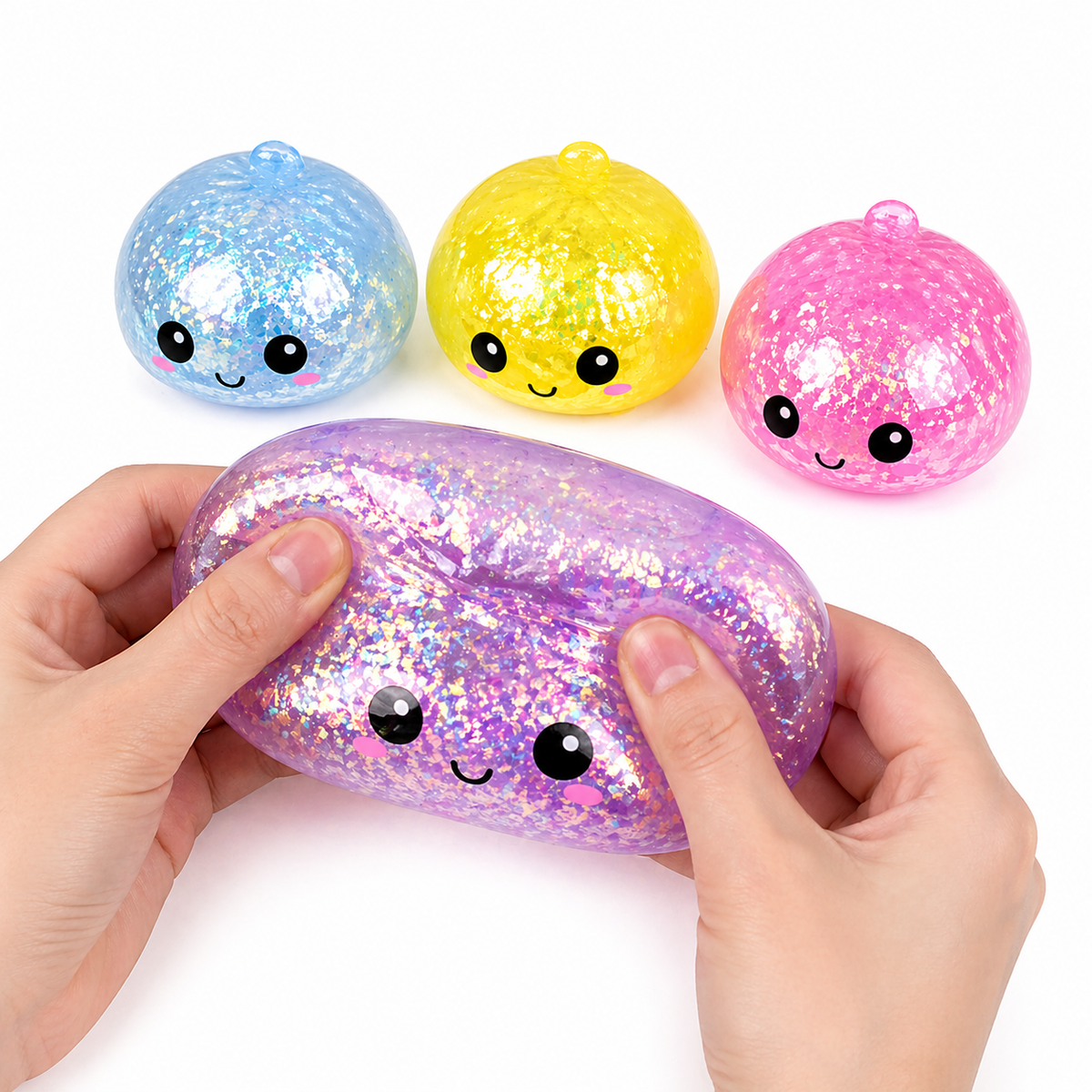 Glitter Dumpling Squishies