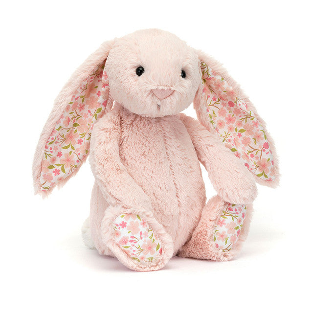 Powder Pink Plush Bunny — Cherry Blossoms