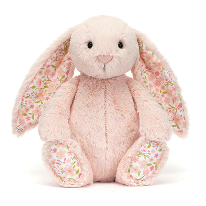Powder Pink Plush Bunny — Cherry Blossoms